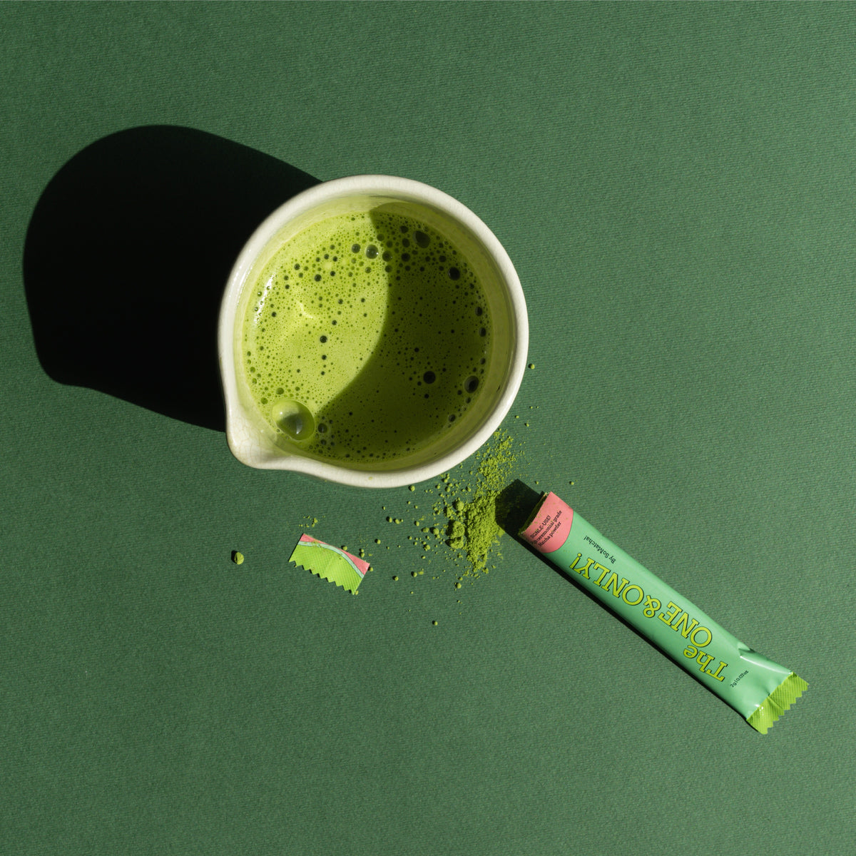 The One & Only single-use matcha sachet